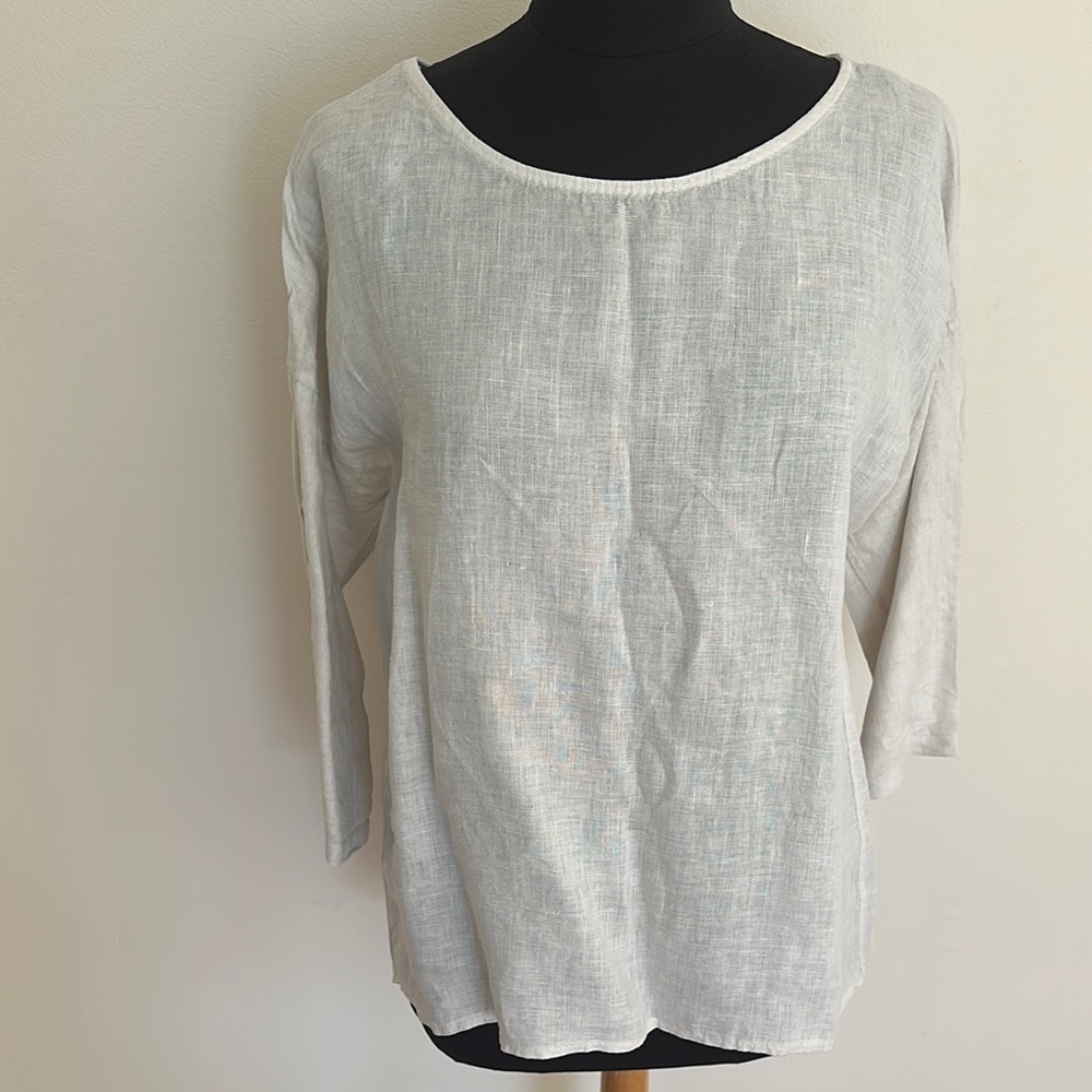 Terzo Millenio Linen Top